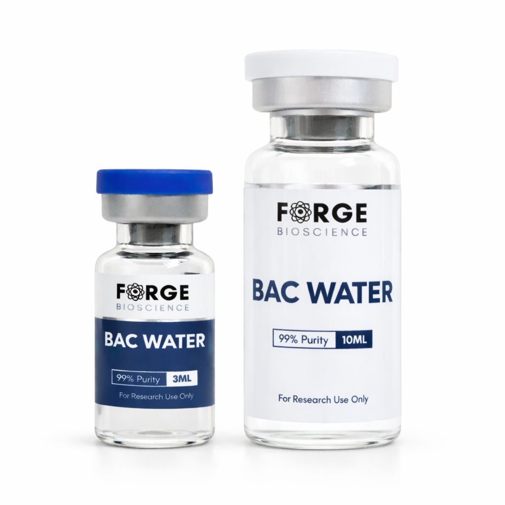 Bacteriostatic water sterile vials in multiple volumes