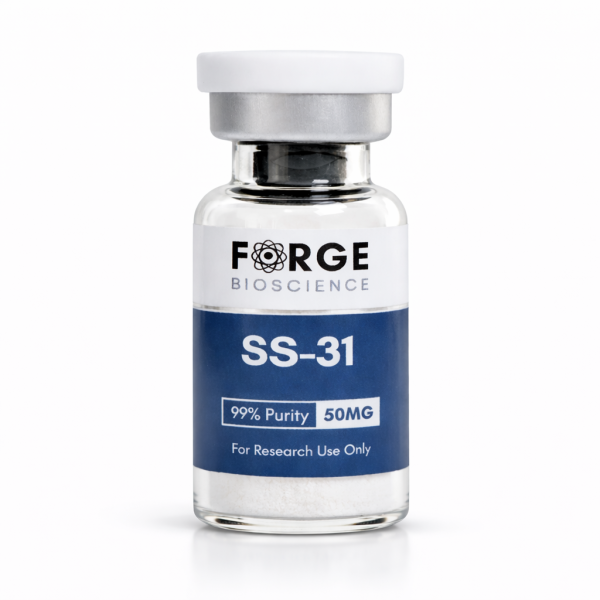 SS-31 50mg research-grade peptide in sterile vial